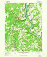 Download a high-resolution, GPS-compatible USGS topo map for Parker, PA (1965 edition)