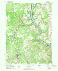 Download a high-resolution, GPS-compatible USGS topo map for Parker, PA (1971 edition)