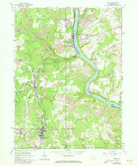 Download a high-resolution, GPS-compatible USGS topo map for Parker, PA (1973 edition)