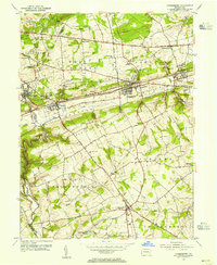 Download a high-resolution, GPS-compatible USGS topo map for Parkesburg, PA (1955 edition)