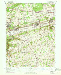 Download a high-resolution, GPS-compatible USGS topo map for Parkesburg, PA (1969 edition)