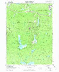 preview thumbnail of historical topo map of Pike County, PA in 1966