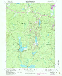 Download a high-resolution, GPS-compatible USGS topo map for Pecks Pond, PA (1984 edition)