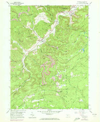 preview thumbnail of historical topo map of Clearfield County, PA in 1959