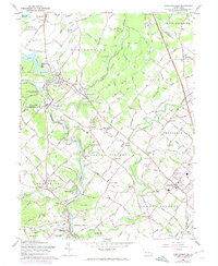 Download a high-resolution, GPS-compatible USGS topo map for Perkiomenville, PA (1971 edition)