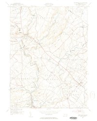preview thumbnail of historical topo map of Montgomery County, PA in 1953