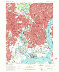 Download a high-resolution, GPS-compatible USGS topo map for Philadelphia, PA (1970 edition)