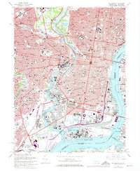 Download a high-resolution, GPS-compatible USGS topo map for Philadelphia, PA (1974 edition)