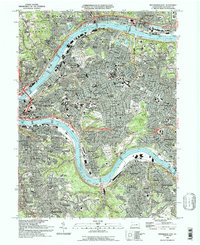 Download a high-resolution, GPS-compatible USGS topo map for Pittsburgh East, PA (1994 edition)