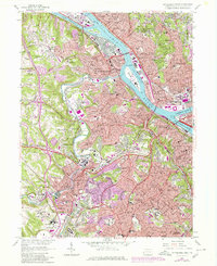 Download a high-resolution, GPS-compatible USGS topo map for Pittsburgh West, PA (1980 edition)