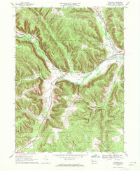 Download a high-resolution, GPS-compatible USGS topo map for Pittsfield, PA (1971 edition)