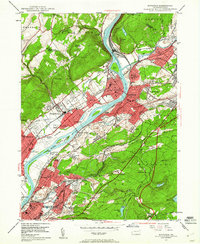 Download a high-resolution, GPS-compatible USGS topo map for Pittston, PA (1961 edition)