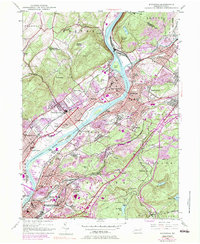 Download a high-resolution, GPS-compatible USGS topo map for Pittston, PA (1983 edition)