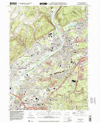 Download a high-resolution, GPS-compatible USGS topo map for Pittston, PA (2002 edition)