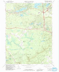 Download a high-resolution, GPS-compatible USGS topo map for Pocono Pines, PA (1992 edition)