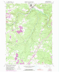 Download a high-resolution, GPS-compatible USGS topo map for Polk, PA (1991 edition)
