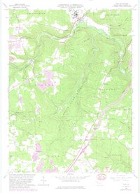 Download a high-resolution, GPS-compatible USGS topo map for Polk, PA (1982 edition)