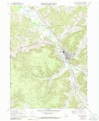 Download a high-resolution, GPS-compatible USGS topo map for Port Allegany, PA (1988 edition)