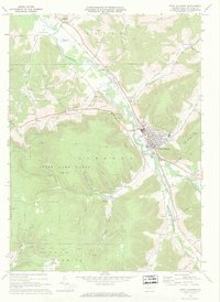 Download a high-resolution, GPS-compatible USGS topo map for Port Allegany, PA (1972 edition)