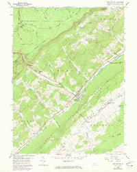 Download a high-resolution, GPS-compatible USGS topo map for Port Matilda, PA (1972 edition)