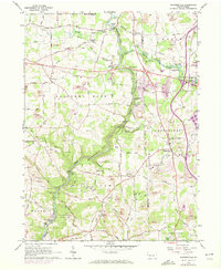 Download a high-resolution, GPS-compatible USGS topo map for Portersville, PA (1972 edition)