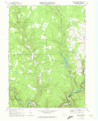 preview thumbnail of historical topo map of Elk County, PA in 1969