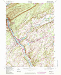 Download a high-resolution, GPS-compatible USGS topo map for Portland, PA (1984 edition)