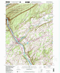 Download a high-resolution, GPS-compatible USGS topo map for Portland, PA (1999 edition)
