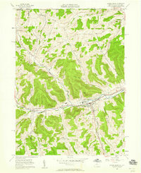 Download a high-resolution, GPS-compatible USGS topo map for Potter Brook, PA (1958 edition)