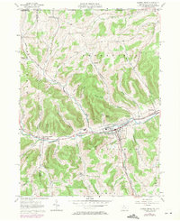 Download a high-resolution, GPS-compatible USGS topo map for Potter Brook, PA (1971 edition)