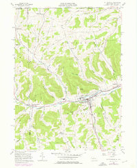 Download a high-resolution, GPS-compatible USGS topo map for Potter Brook, PA (1976 edition)