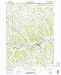 Download a high-resolution, GPS-compatible USGS topo map for Potter Brook, PA (1990 edition)