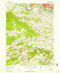 Download a high-resolution, GPS-compatible USGS topo map for Pottstown, PA (1957 edition)