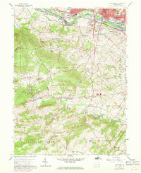 Download a high-resolution, GPS-compatible USGS topo map for Pottstown, PA (1969 edition)