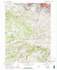Download a high-resolution, GPS-compatible USGS topo map for Pottstown, PA (1990 edition)