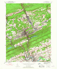 Download a high-resolution, GPS-compatible USGS topo map for Pottsville, PA (1967 edition)