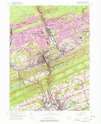 Download a high-resolution, GPS-compatible USGS topo map for Pottsville, PA (1977 edition)