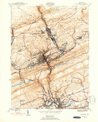 Download a high-resolution, GPS-compatible USGS topo map for Pottsville, PA (1953 edition)