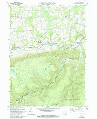 Download a high-resolution, GPS-compatible USGS topo map for Powell, PA (1988 edition)