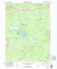 preview thumbnail of historical topo map of Pike County, PA in 1994