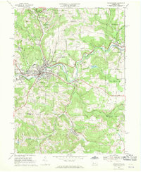Download a high-resolution, GPS-compatible USGS topo map for Punxsutawney, PA (1970 edition)