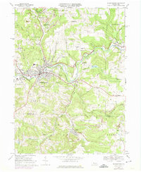 Download a high-resolution, GPS-compatible USGS topo map for Punxsutawney, PA (1975 edition)