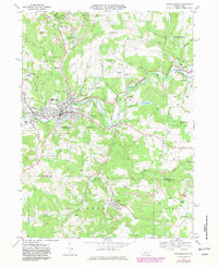 Download a high-resolution, GPS-compatible USGS topo map for Punxsutawney, PA (1982 edition)