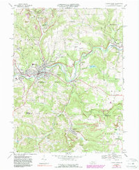 Download a high-resolution, GPS-compatible USGS topo map for Punxsutawney, PA (1989 edition)