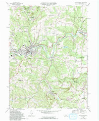 Download a high-resolution, GPS-compatible USGS topo map for Punxsutawney, PA (1994 edition)