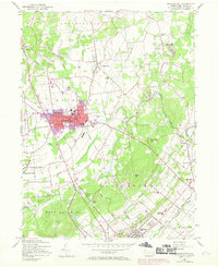 Download a high-resolution, GPS-compatible USGS topo map for Quakertown, PA (1969 edition)