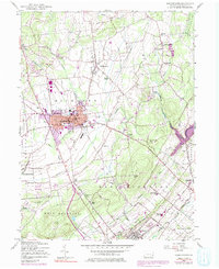 Download a high-resolution, GPS-compatible USGS topo map for Quakertown, PA (1984 edition)