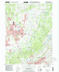 preview thumbnail of historical topo map of Quakertown, PA in 1999