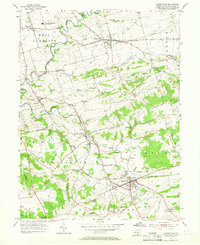 preview thumbnail of historical topo map of Quarryville, PA in 1955