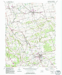 preview thumbnail of historical topo map of Quarryville, PA in 1992